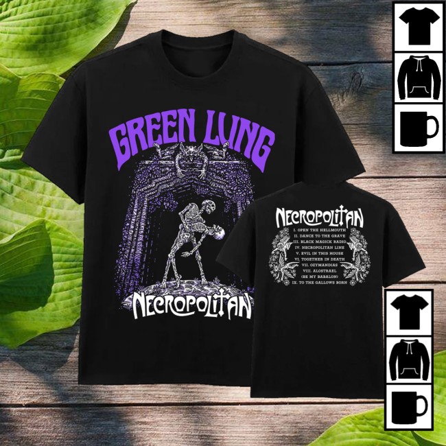 Green Lung Store Merch Necropolitan Shirt Black
