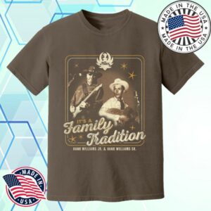 Hank Williams Jr Merch Store Family Tradition Adult T-Shirt