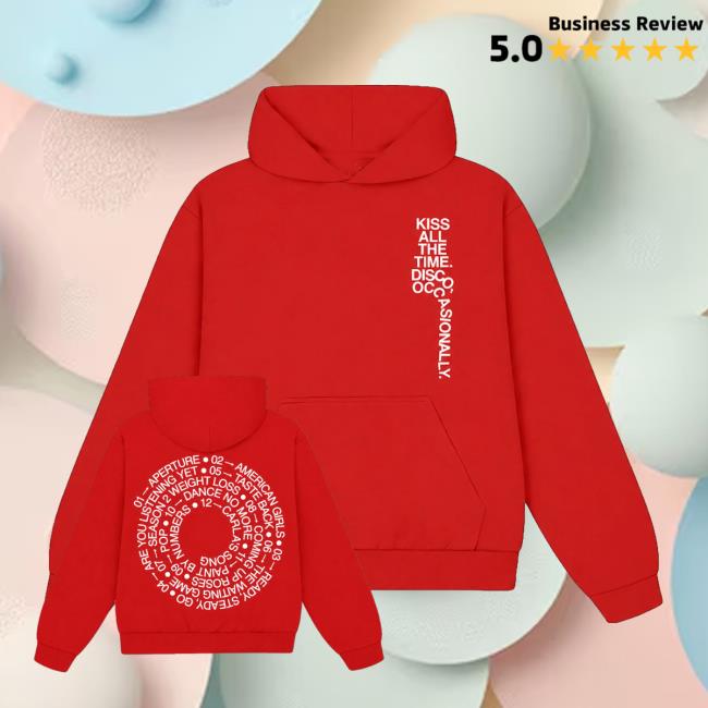 Harry Styles Merch Shop Store Tracklist Hoodie Red 3 Harry Styles Merch Shop Store Tracklist Hoodie Red