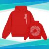 Harry Styles Store Merch Tracklist Hoodie Red
