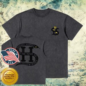 Highly Suspect Merch Shop Snake Logo Mineral Wash Shirt