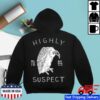Highly Suspect Store Merch Mcid Vulture Black Zip Up Hoodie