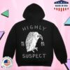 Highly Suspect Store Merch Mcid Vulture Black Zip Up Hoodie