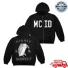 Highly Suspect Store Merch Mcid Vulture Black Zip Up Hoodie