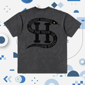 Highly Suspect Store Merch Snake Logo Mineral Wash Shirt