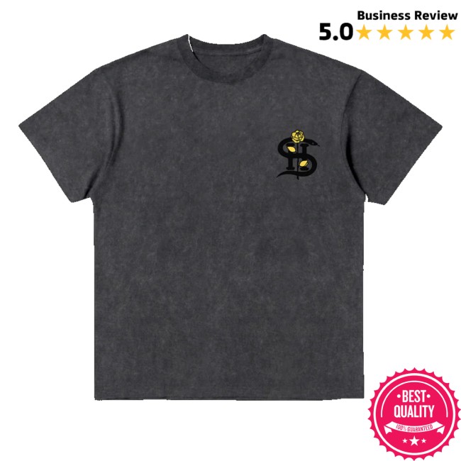 Highly Suspect Store Merch Snake Logo Mineral Wash Shirt