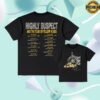 Highly Suspect Store Merch Tour Of The Yellow Roses Dateback Shirt