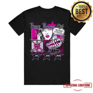 Honey Revenge Store Merch Comic Black Shirt