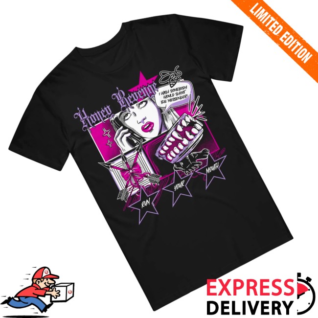 Honey Revenge Store Merch Comic Black Shirt