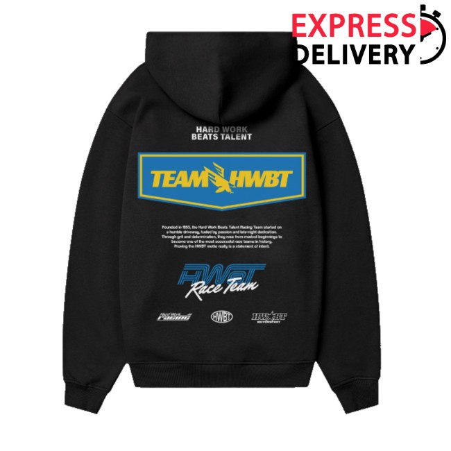 Hwbt Store Merch Sport Performance Oversized Hoodie Black