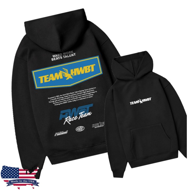 Hwbt Store Merch Sport Performance Oversized Hoodie Black