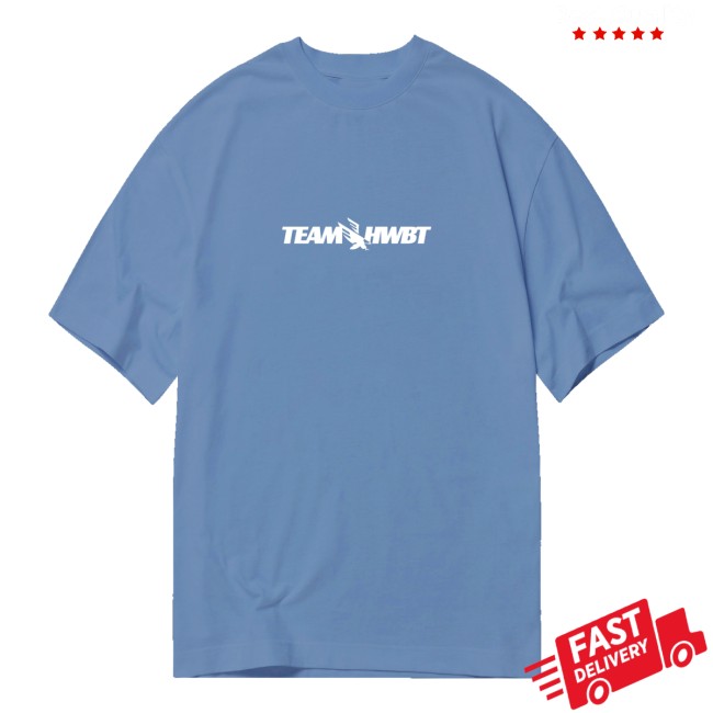 Hwbt Store Merch Sport Performance Oversized Shirt Blue