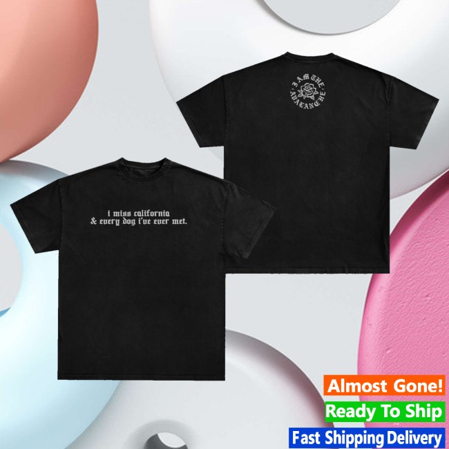 I Am The Avalanche Merch Store I Miss California Tee