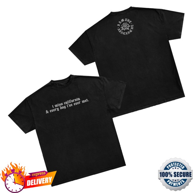 I Am The Avalanche Merch Store I Miss California Tee