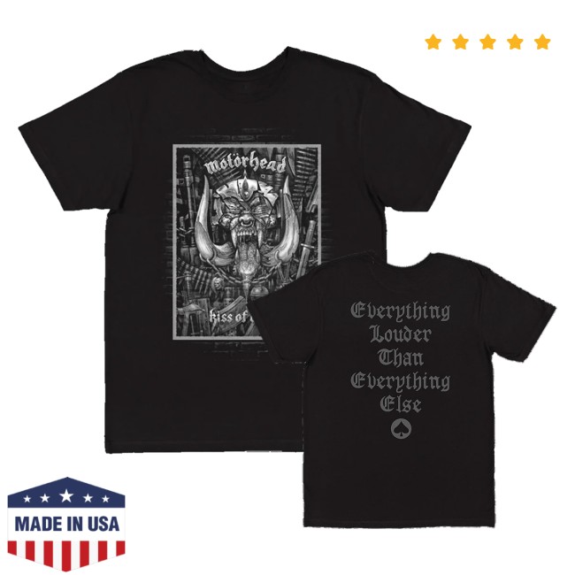 Imotorhead Store Merch Kiss Of Death Shirt
