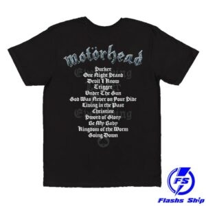 Imotorhead Store Merch Kiss Of Death Tracklist Shirt