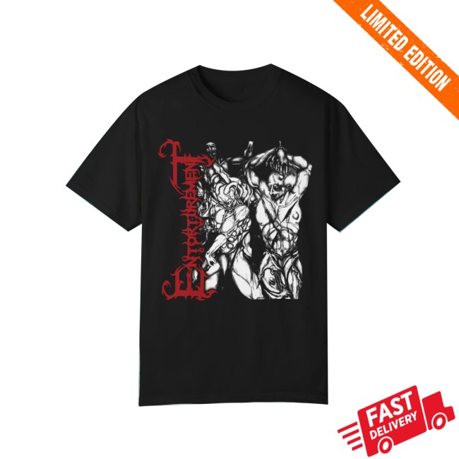 Iron Fortress Records Store Merch Entorturement Descend Into Deprivation Shortsleeve Shirt