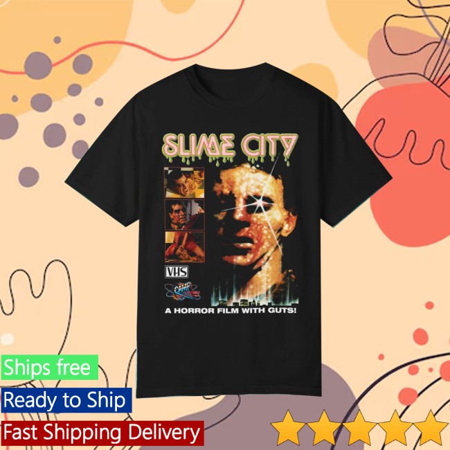 Iron Fortress Records Store Merch Slime City Horror Movie Shirt
