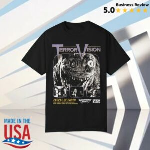 Iron Fortress Records Store Merch Terror Vision Horror Movie Shirt