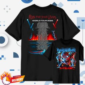 Iron Maiden Merch Shop 3D 2026 Tour Tee