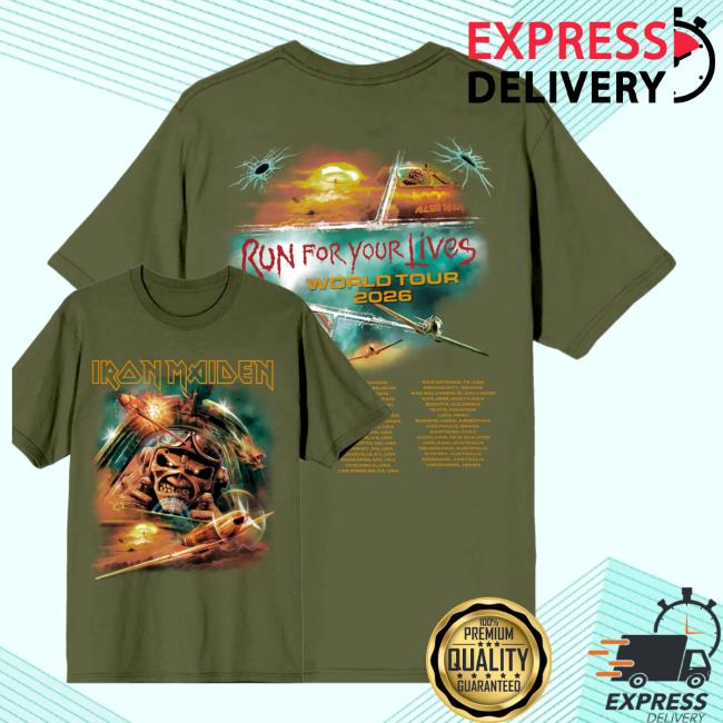 Iron Maiden Merch Shop Aces High 2026 Tour Tee 3 Iron Maiden Merch Shop Aces High 2026 Tour Tee