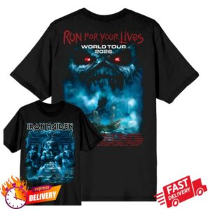 Iron Maiden Merch Shop Powerslave Mariner 2026 Tour Tee