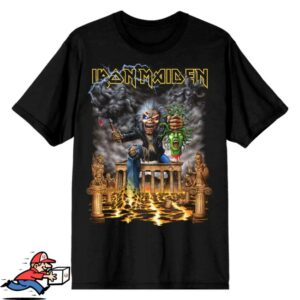Iron Maiden Merch Store Run For Your Lives 2026 Tour Greece Tee