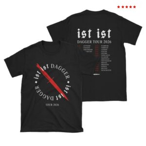 Ist Ist Merch Store Dagger 2026 Tour T-Shirt