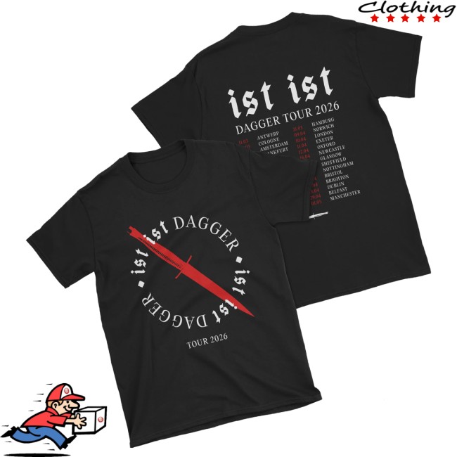 Ist Ist Merch Store Dagger 2026 Tour T-Shirt
