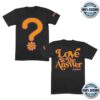 James Merch Store Black Question Mark Tee