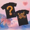 James Merch Store Black Question Mark Tee