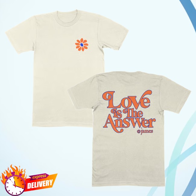James Merch Store Love Is The Answer T-Shirt Natural