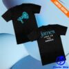 James Merch Store Megaphone Tee Black