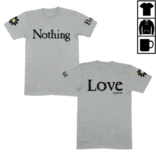 James Merch Store Nothing But Love T-Shirt Sport Grey