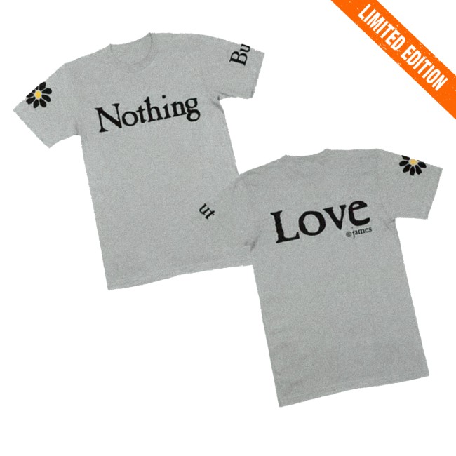 James Merch Store Nothing But Love T-Shirt Sport Grey