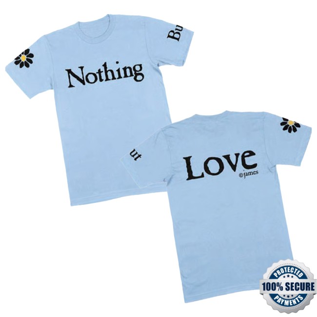 James Merch Store Nothing But Love Tee Light Blue