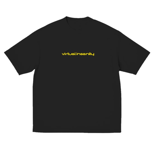 Jamiroquai Merch Store Virtual Insanity 30th Anniversary Single Cover Black T-Shirt