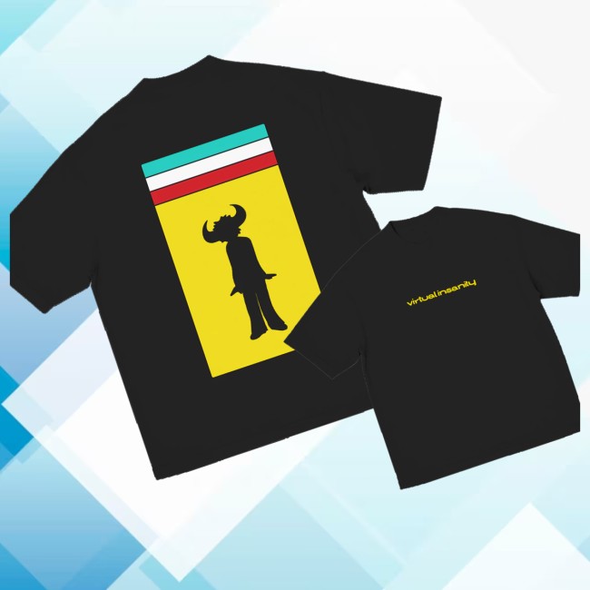 Jamiroquai Store Merch Virtual Insanity (30Th Anniversary) Single Cover Black Shirt