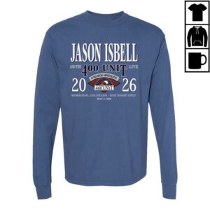 Jason Isbell Merch Shop Store The 2026 Red Rocks Long Sleeve Shirt