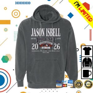 Jason Isbell Merch Shop Store The 2026 Red Rocks Pullover Hoodie