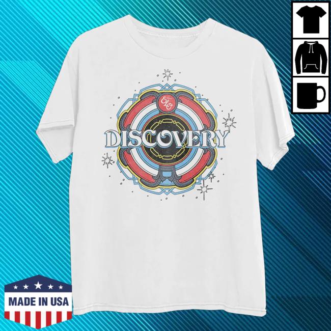 Jeff Lynnes Elo Shop Merch Discovery T-Shirt 2 Jeff Lynnes Elo Shop Merch Discovery T-Shirt