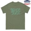 Jefferson Airplane Merch Store Grace Slick Logo Tee Military Green