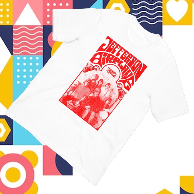 Jefferson Airplane Merch Store Jefferson Airplane Band Photo Tee