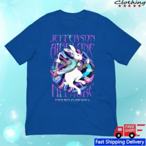 Jefferson Airplane Merch Store Jefferson Airplane White Rabbit Fillmore Tee