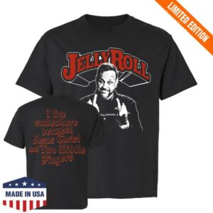 Jelly Roll Merch Shop Store Middle Finger T-Shirt