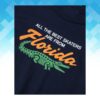 Jenkem Magazine Merch Store Florida Shirt (Navy)