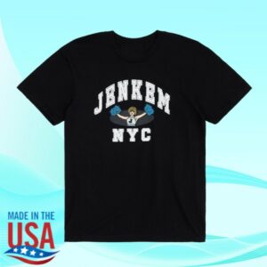 Jenkem Magazine Merch Store Varsity Shirt (Black)