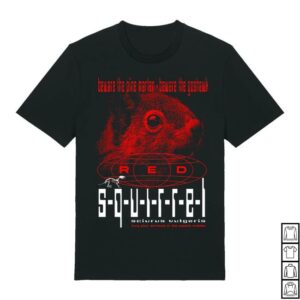 Jim'll Paint It Merch Shop Store Red Squirrel Tee