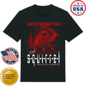 Jim'll Paint It Merch Store Red Squirrel Tee