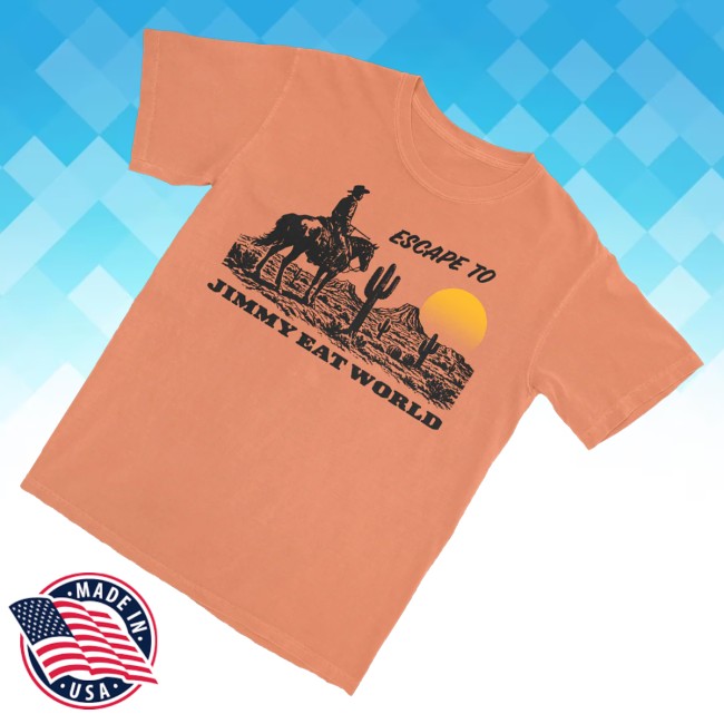 Jimmy Eat World Merch Store Escape To... T-Shirt Orange